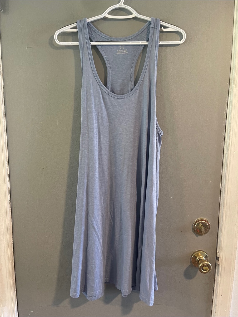 Aerie 100% Cotton Racerback Scoop Neck MIDI Dress size M